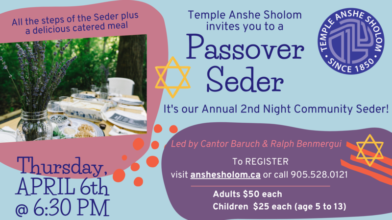 Banner Image for TAS Community Seder 2023